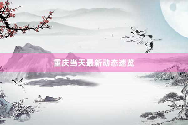 重庆当天最新动态速览